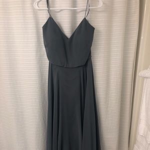 Grey long dress